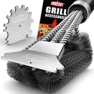 Grillart Brush And SCRAPER,18 Inch Bbq Cleaning Kit, Safe Wire. Fixed Price $21.06.