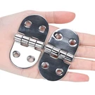 Pair-boat Stainless Steel Door Hinges Round Side 3" X 1.5" Marine Yacht. Fixed Price $9.71.