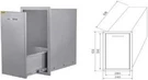 Vevor Stainless Steel Lower Sliding Rails Built-in Trash Drawer No Can. Fixed Price $139.99.