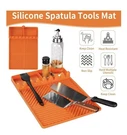 Visnfa Silicone Griddle Tools Mat Orange For Blackstone Weber Pit Boss Traeger. Fixed Price $12.99.