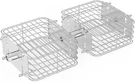 Onlyfire Rotisserie Basket Set, 2 Pack Stainless Steel Grill For Most .... Fixed Price $29.18.