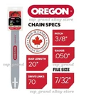 Oregon In. Chainsaw Bar & 20D176E70 Echo Poulan Craftsman Mcculloch. Fixed Price $36.88.