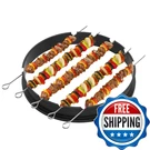 Rotisserie Ring Kabob Skewer Set For Weber 22 1/2 Inch. Fixed Price $107.23.
