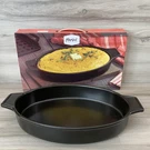 Parini Cookware Glazed Ceramic Casserole Pan For The Grill Lightweight New. Fixed Price $12.99.