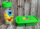 Seasame Street Workshop Sandwich Snack Box Tumbler Set Feat' Elmo, Big Bird. Fixed Price $11.00.