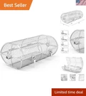 Universal Stainless Steel Rotisserie Grill Basket - Perfect For Fries & More. Fixed Price $79.49.