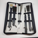 Leeds Bbq Tool Set 9 Pieces 1450-62 Grill Master Skewers With Zippered Case. Fixed Price $16.99.