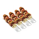 Broil King 12 In. Stainless Steel Dual Prong Skewer (4-PACK) 64049. Fixed Price $10.00.