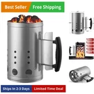 Charcoal Chimney Starter Bbq Lighter Barbecue Fire Grilling For.... Fixed Price $33.74.