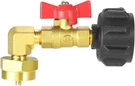 Dreld QCC1 Propane Refill Elbow Adapter With On/off Control Valve, 90.... Fixed Price $17.58.