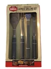 Expert 4-PIECE Grilling Set Stainless Steel With Soft Grip Handles. Fixed Price $16.25.