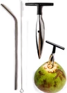 Ken's Cocomon Coconut Opener Tool For Fresh Green Young Fruit Black Rubber. Fixed Price $10.99.