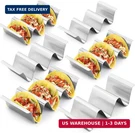 Rtt Stainless Steel Taco Holder Stand, Set Of 6 - Stylish Rack Holds Up 3. Fixed Price $38.53.