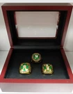 Larry Bird - Boston Celtics Championship 3 Ring Set With Wooden Display Box. Fixed Price $119.99.