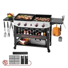 Royal Gourmet Propane Gas And Griddle Combo With Set Of Grilling Gear. Fixed Price $367.99.