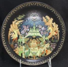 Palekh Russian Legends The Fisherman Plate With Box And Certificate. Fixed Price $22.88.