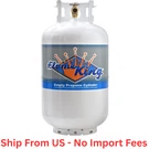 New! Flame King 30 Lb. Propane Tank With Type 1 Overfill Protection Device Valve. Fixed Price $63.69.