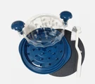 Blue Large Chicken Shredder Tool Twist Meat Shredding Grinder Handles Non-slip. Fixed Price $14.99.