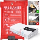 Large Fire Blanket 1/2PCS, 59''X59'' Fiberglass Retardant Prepared Emergency. Fixed Price $14.88.