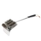 Grill Brush And Scraper Heavy Duty Bbq Cleaner With Replaceable Head Co.... Fixed Price $38.06.