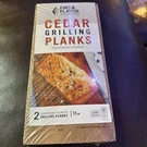 Fire And Flavor Cedar Grilling Plank, 11 Inches X 5.5 Planks 2 Pack. Fixed Price $7.18.