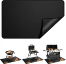 Non-slip 48X30 Inch Under Mats For Outdoor Grill, 2MM Thick Fireproof, Oil. Fixed Price $39.99.