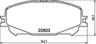 Hella Brake Pad Set T2711 For E.g. Renault 8DB355039-201. Fixed Price $63.44.