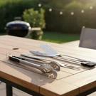 Dishwasher Safe Heavy Duty Bbq Tools - Ultimate Grilling Set For Outdoor Chefs. Fixed Price $87.89.