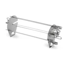 Weber Crafted Rotisserie Stainless Steel 16" Set For Even Ro.... Fixed Price $56.58.