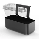 Barbqtime Grease Cup With 10 Pack Disposable Aluminum Foil Liners For Black. Fixed Price $20.46.