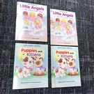 Lot Of 4 Vintage Little Angels Fruit The Spirit Coloring Books Puppies Cats. Fixed Price $11.18.