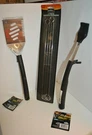 Pick Grill Mr Bbq Bar-b-q Kickstand Spatula Basting Brush 4 Pc Skewers Black. Fixed Price $6.29.