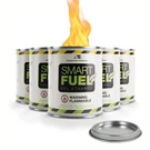 Smart Fuel Gel Cans Clean-burning 6 Pack, Clear. Fixed Price $62.98.