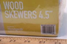 (10-PK) Handgards Wood Skewer 4.5" 305214016. Fixed Price $35.50.