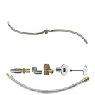 Spotix Hpc S-fire Pit Burner Kit, 30X8IN., Match Light, Propane. Fixed Price $155.95.