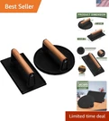 Brand New Heavy-duty Cast Iron Grill Press. Fixed Price $36.99.