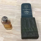 Vtg. 0.6 Fl. Oz. Onyx Lentheric W/ Pan American Travel Case - Complimentary Gift. Fixed Price $39.95.