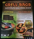 Bags 2 Pack Large & Medium Non-stick Pouch Mess Free Bbq Grilling. Fixed Price $7.50.