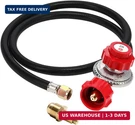 Gasone Propane Regulator Brass Orifice 4 Ft High Pressure 0-20 Psi Adjustable. Fixed Price $24.36.