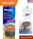 Innovative Slow Liners For Small Cookers 5 Pack, Bpa-free Convenience. Fixed Price $10.99.
