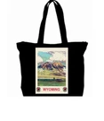 Visit Wyoming Travel Poster Tote Bag Grocery Beach Vintage 1930S. Fixed Price $18.95.