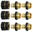 Triumpeek 3/4" Garden Hose Connector, 9 Pieces Quick Fitt.... Fixed Price $14.32.