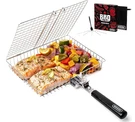 Shizzo Basket Set, Barbecue Bbq Grilling, Stainless Steel Folding Portable. Fixed Price $19.99.