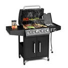 4 Burner Propane Gas With Side 58,000BTU Bbq Grills Cabinet. Fixed Price $235.99.