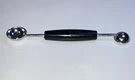 Ekco Stainless Steel Double End Melon Baller - Black Plastic Handle. Fixed Price $5.00.