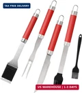 Dr. Camp 5 Piece Grill Accessories Tools Set Heavy Duty Stainless Steel. Fixed Price $15.23.