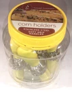 Grand Gourmet Corn Holders Stainless Steel Soft Grip 12PCS-NEW-SHIPS Same Day. Fixed Price $7.88.
