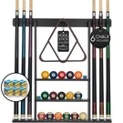 Pool Cue Rack - Stick Wall Mount With 16 Ball Holders & Pack Of.... Fixed Price $106.29.