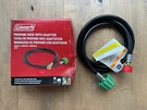 Coleman Reinforced High-pressure Propane Hose W/ Adapter 5 Foot Type 1 Fitting. Fixed Price $17.83.