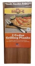 Mr. Bar-b-q Cedar Grilling Wood Planks (2 Pack). Made Usa. 11.75" 5.75". New. Fixed Price $18.75.